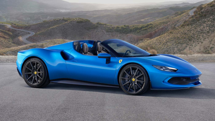 autos, cars, ferrari, news, the topless 296 gts is the only correct way to sample ferrari’s new ‘picollo v12’ powertrain
