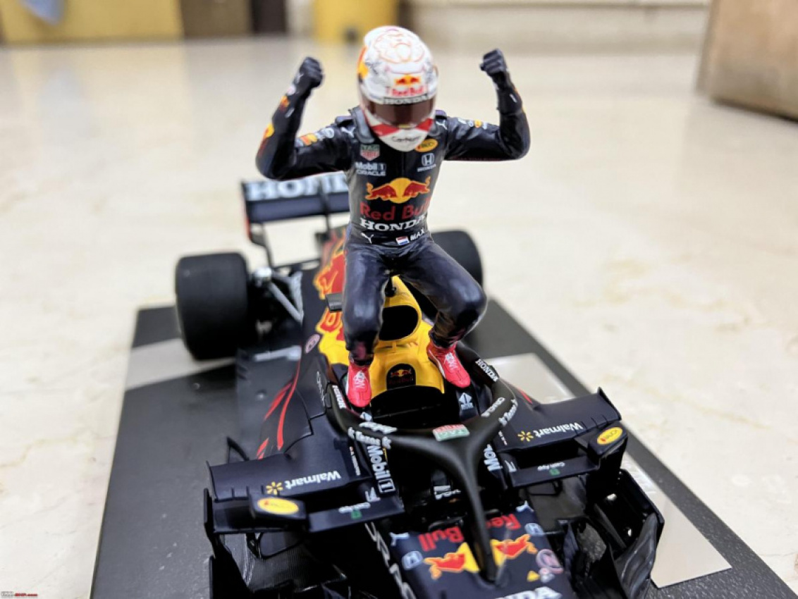 autos, cars, formula 1, indian, member content, red bull, scale models, scale model collection: max verstappen's monaco gp winning red bull
