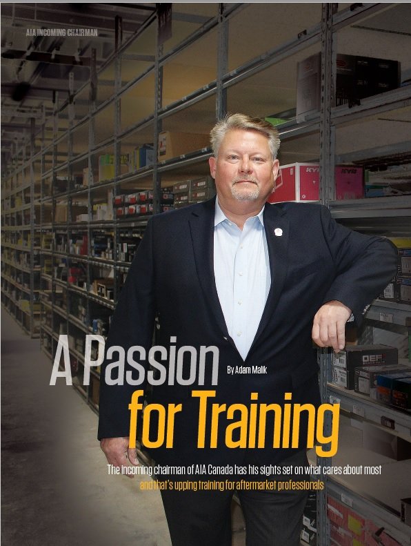 autos, cars, aia incoming chairman:  a passion for training