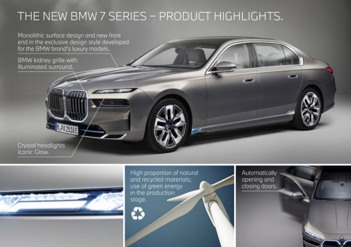 autos, bmw, cars, amazon, bmw 7-series news, bmw news, electric cars, luxury cars, sedans, synd-nexstar, amazon, preview: 2023 bmw 7-series arrives with bold looks, i7 electric option