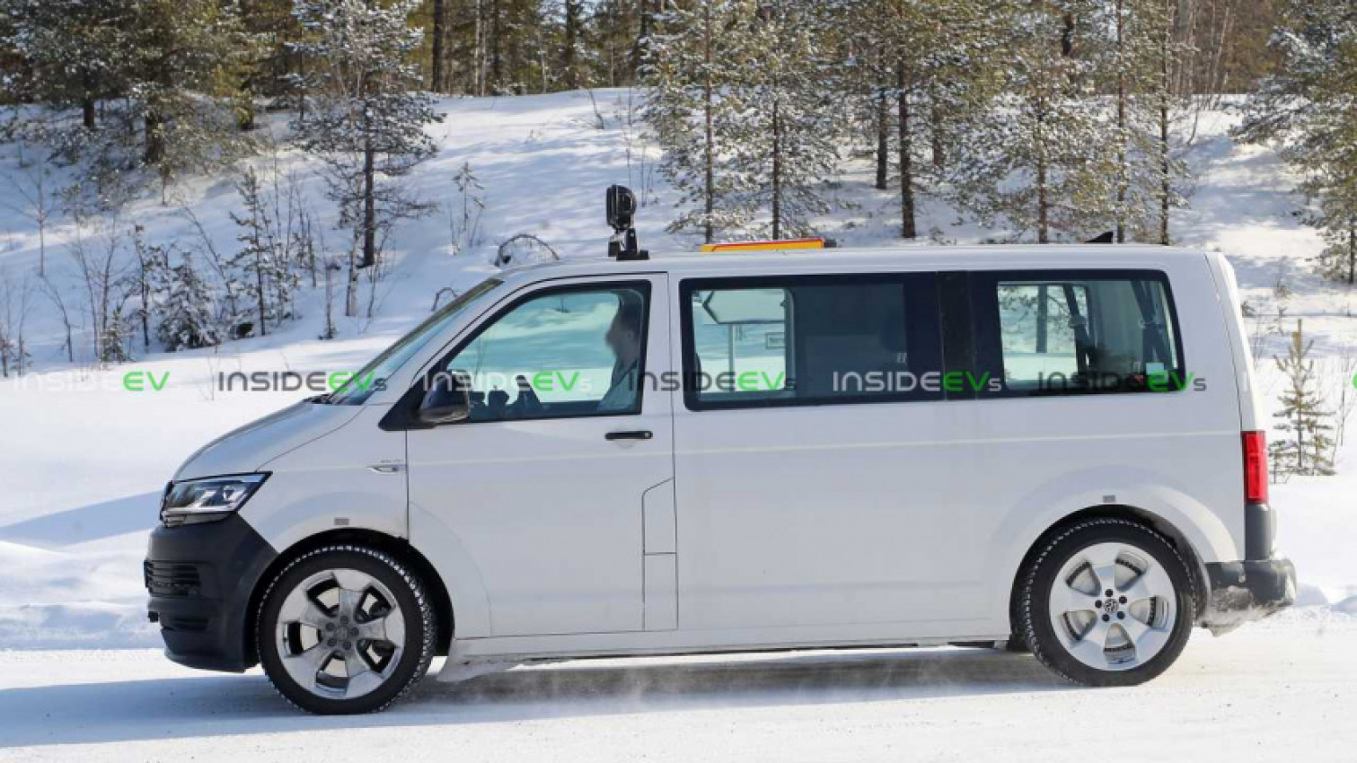 autos, cars, evs, volkswagen, long wheelbase volkswagen id buzz spied testing as t6 caravelle
