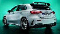 autos, cars, mercedes-benz, mg, mercedes, mercedes-amg a 35, cla 35 debut in edition 55 trim with lots of amg pieces