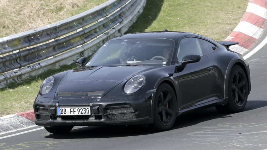 autos, cars, porsche, performance cars, new porsche 911 ‘safari’ spied testing on the nurburgring