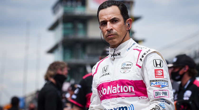 all indycar, autos, cars, helio castroneves crashes in indy 500 open test