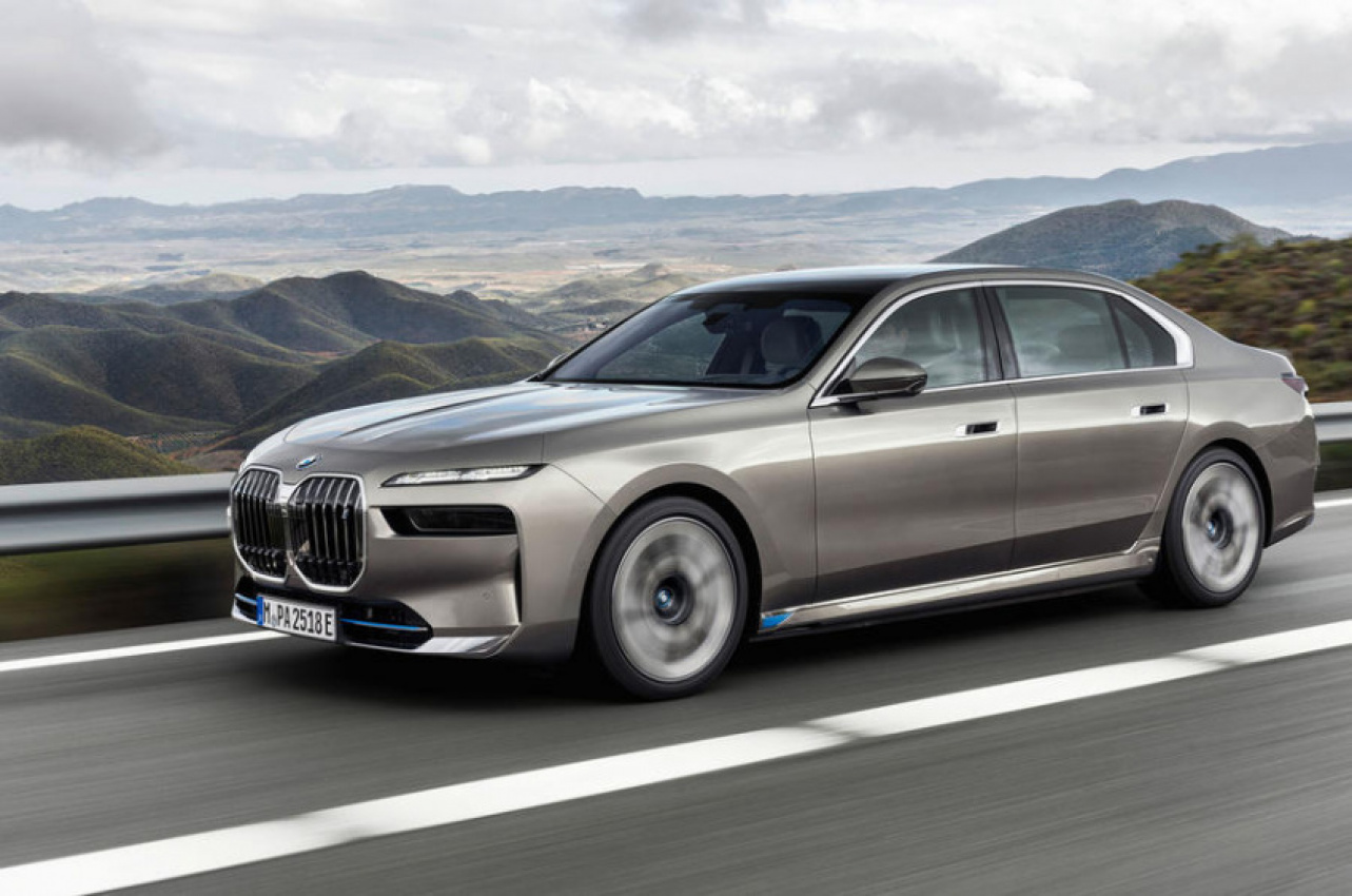 autos, bmw, cars, electric vehicle, bmw 7-series, car news, new cars, new 2022 bmw i7 is electric luxury saloon with 388-mile range