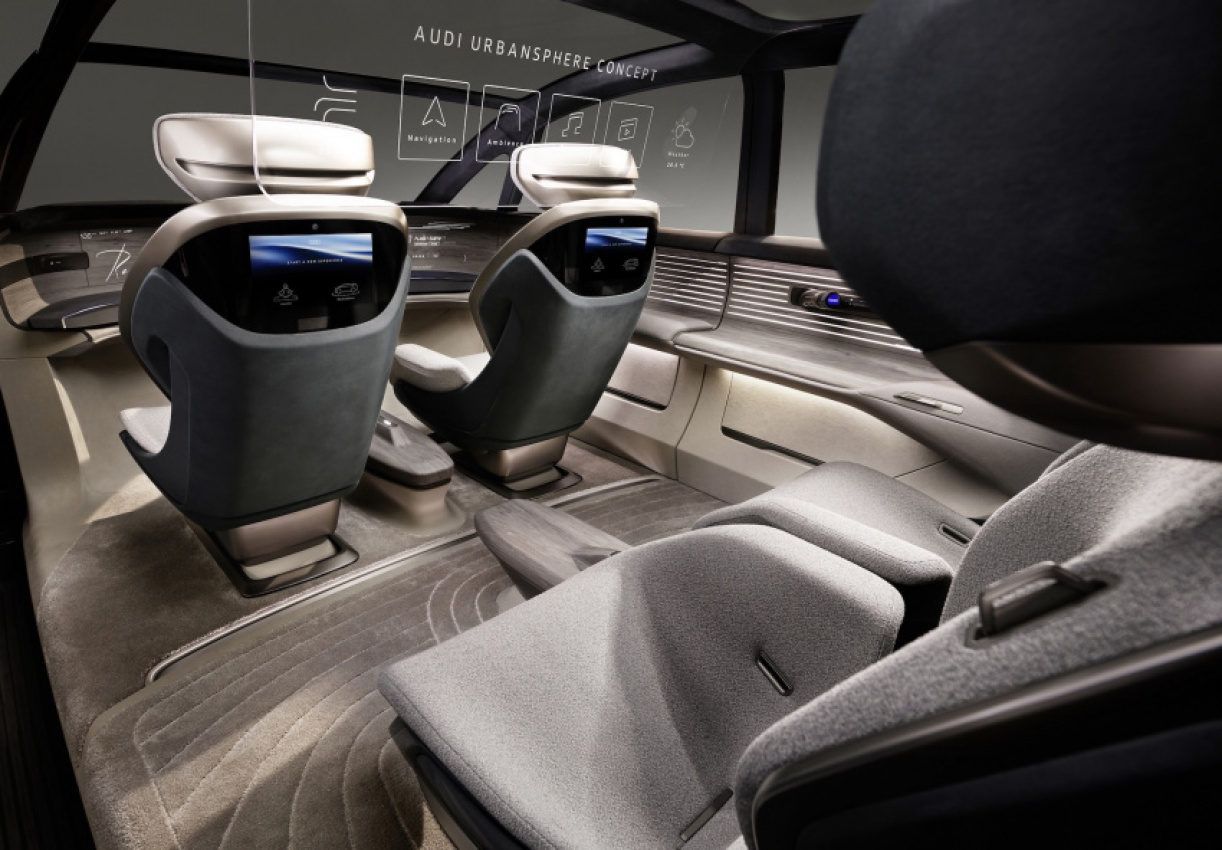 audi, autos, cars, audi urbansphere concept revealed, first-class autonomous driving