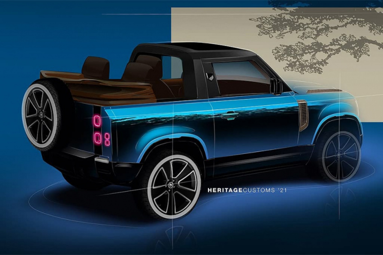 autos, cars, land rover, reviews, 4x4 offroad cars, adventure cars, car news, defender, land rover defender, prestige cars, land rover defender convertible in the works