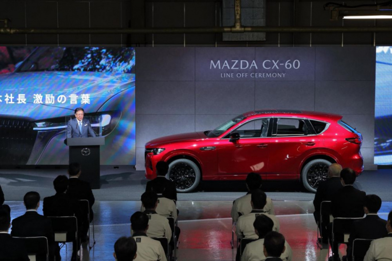 autos, cars, mazda, 2023 mazda cx-60 enters production ahead of launch this year
