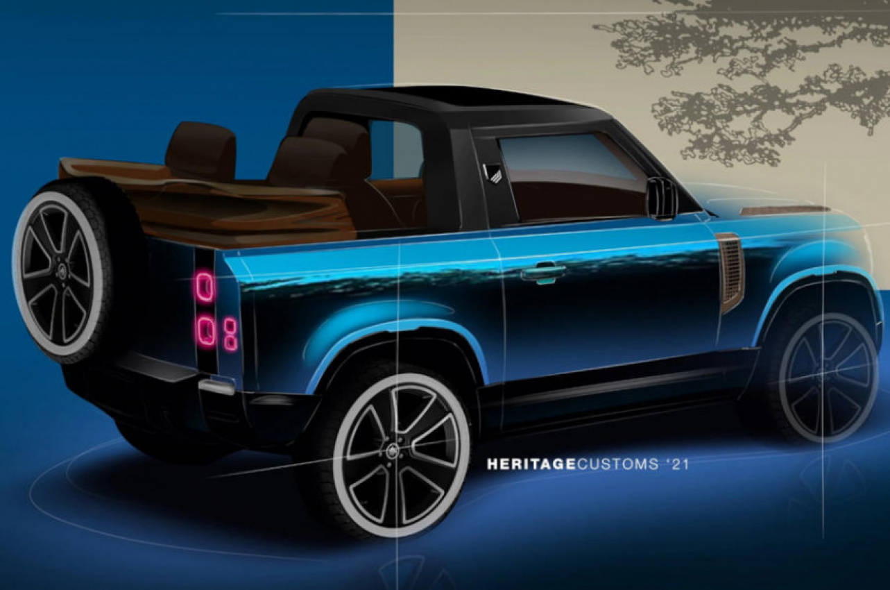autos, cars, electric vehicle, land rover, car news, land rover defender, new cars, dutch firm readies land rover defender convertible