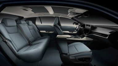 autos, cars, lexus, toyota, lexus 450e unveiled: toyota bz4x luxury cousin gets yoke steering wheel