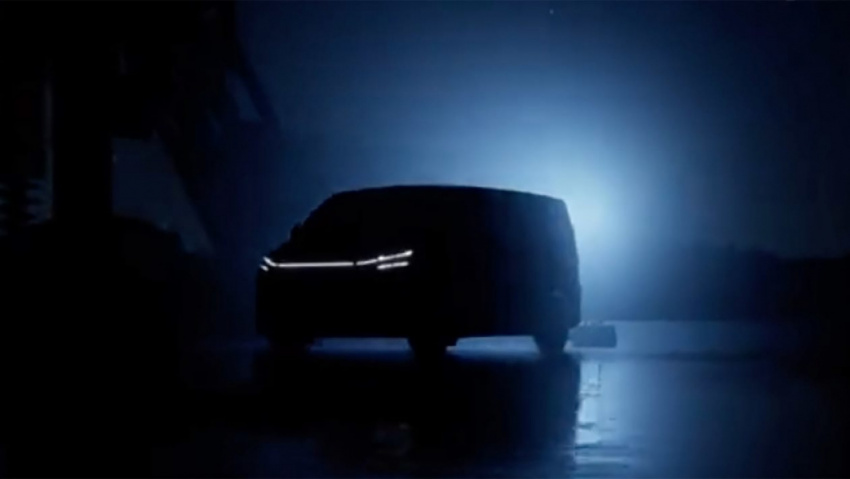 autos, cars, ford, vans, new all-electric ford e-transit van teased ahead of 9 may reveal