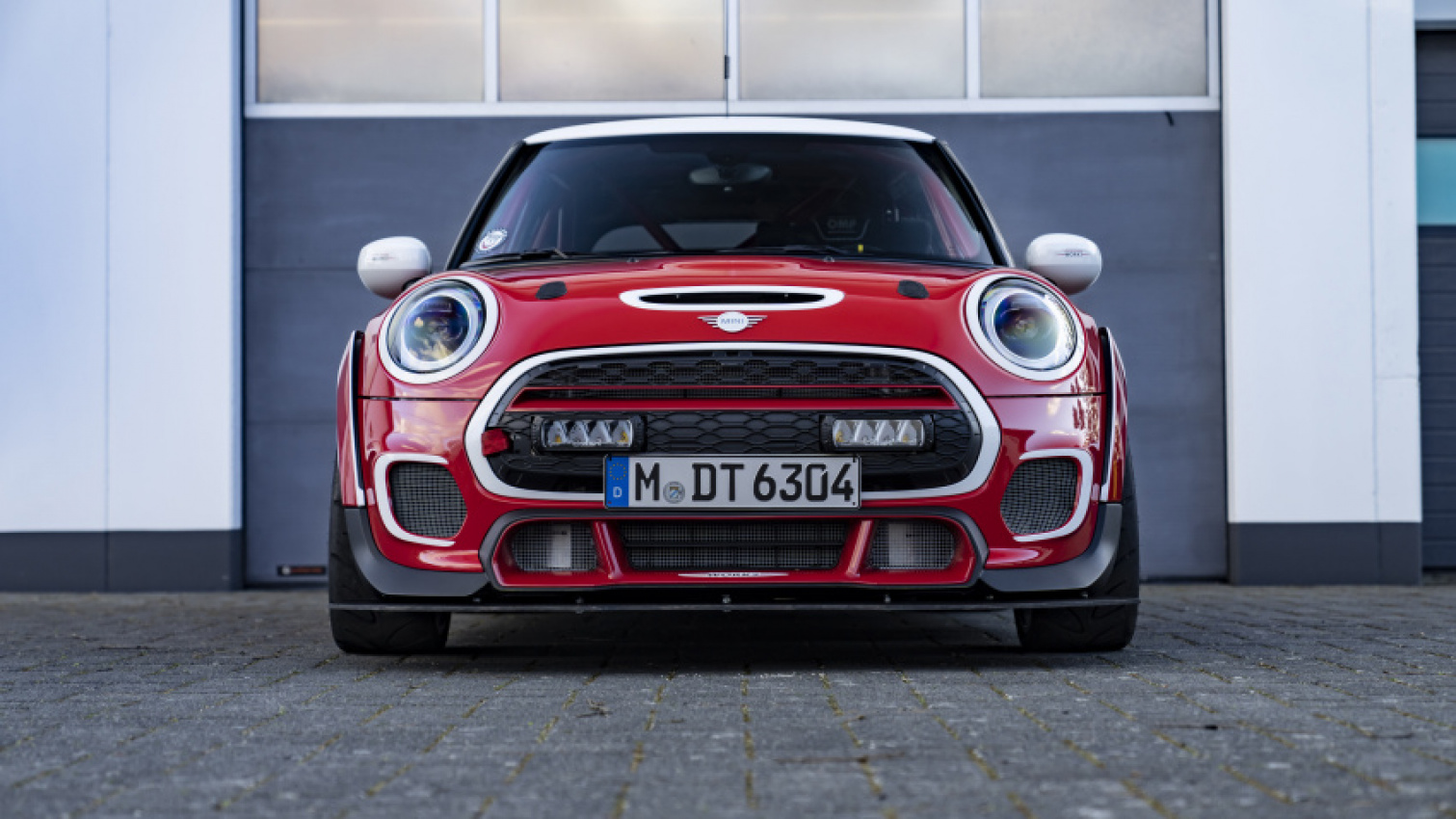 autos, cars, mini, this mini with a mighty rear wing is heading to the nürburgring 24hrs