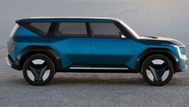 autos, cars, evs, kia, kia telluride, kia telluride-sized ev9 electric suv coming to us in 2023: $50,000