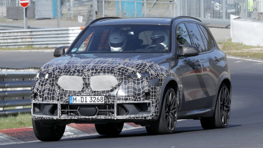 autos, bmw, cars, bmw x5, performance cars, suvs, new 2023 bmw x5 m facelift spotted testing on track