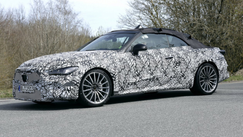 autos, cars, mercedes-benz, convertibles, coupes, mercedes, new mercedes cle convertible spotted ahead of 2023 release