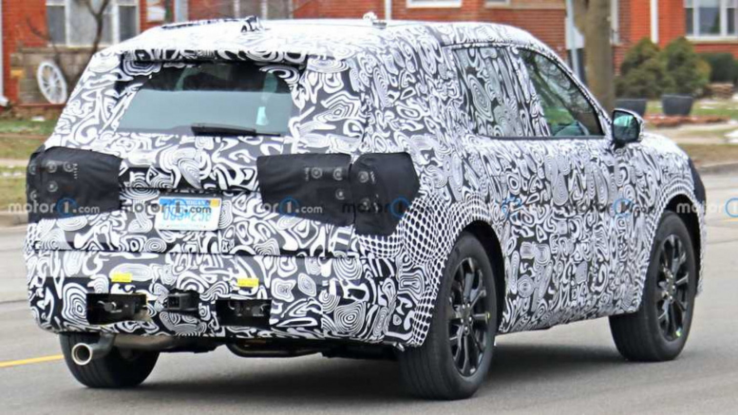 autos, cars, ford, new ford spy shots catch mysterious boxy suv testing in michigan