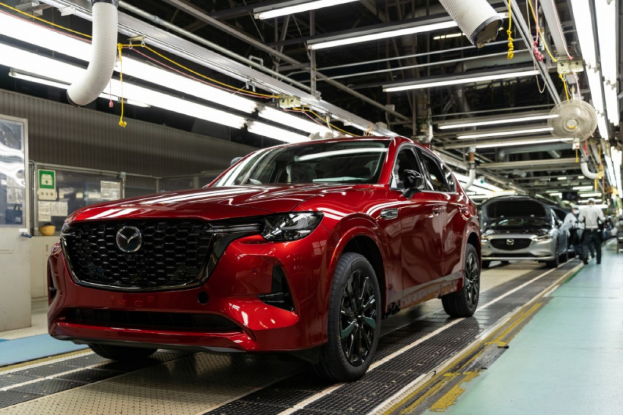 autos, cars, mazda, autos mazda, mazda announces start of production of cx-60, its first phev