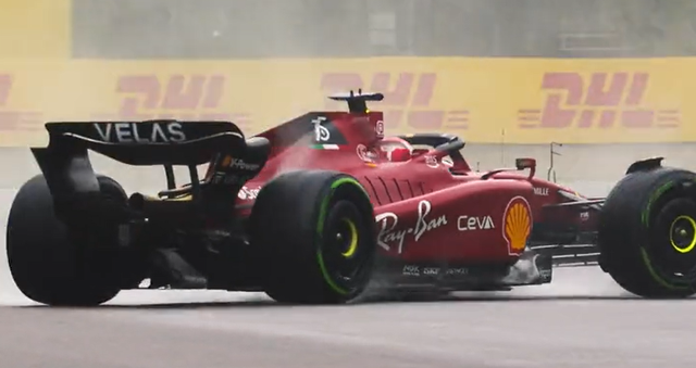 autos, cars, news, watch charles leclerc effortlessly save an over 90-degree slide