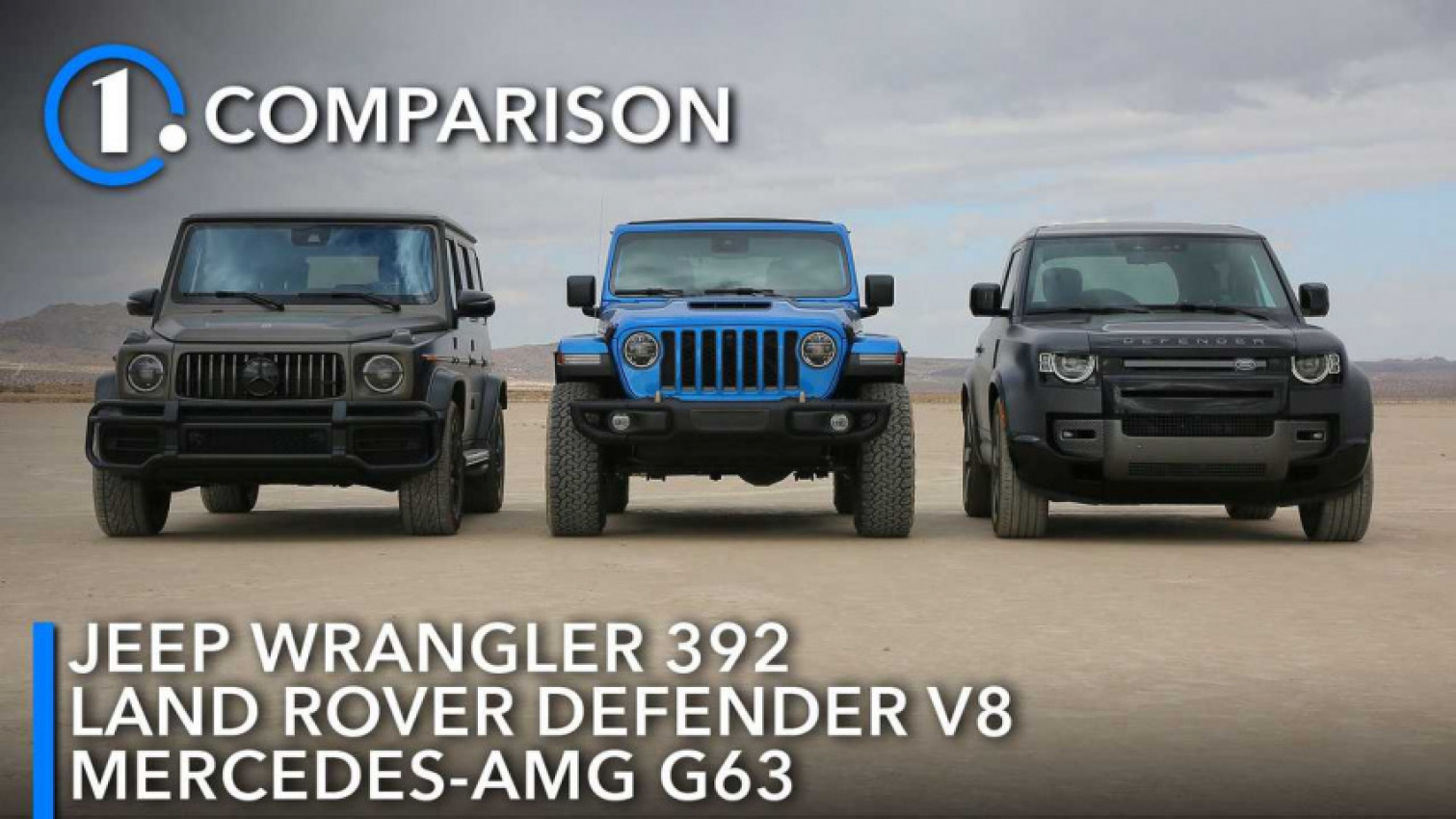 autos, cars, jeep, land rover, mercedes-benz, mg, reviews, jeep wrangler, land rover defender, mercedes, wrangler, drag race: jeep wrangler 392 vs. land rover defender v8 vs. mercedes-amg g63