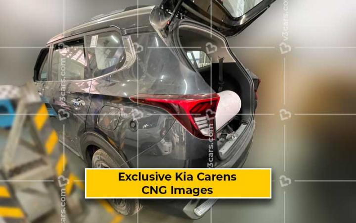 autos, cars, kia, carens, cng, indian, kia carens, scoops & rumours, spy shots, kia carens cng spied for the first time