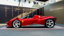 autos, cars, ferrari, ferrari daytona sp3 filmed looking like two million bucks