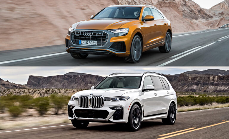 audi, autos, bmw, cars, features, android, audi q8, bmw x7, android, bmw x7 vs audi q8 – deciding on suv luxury