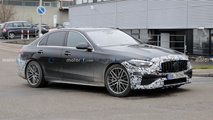 autos, cars, mg, amg c43 replacement spied with two of its cylinders missing