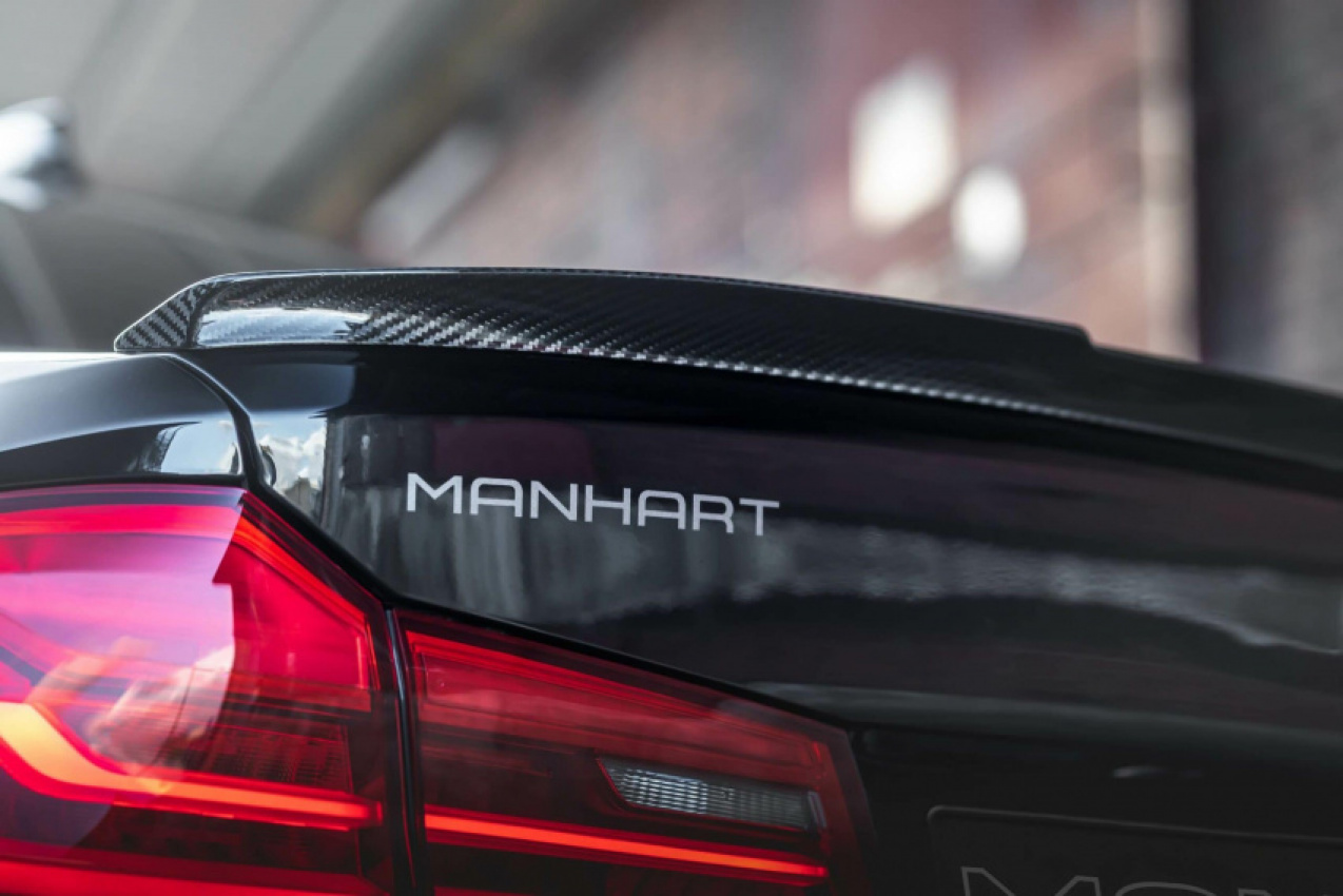 autos, bmw, cars, hp, bmw m5, manhart, bmw m5 black edition by manhart debuts with 815 hp, stealthy looks