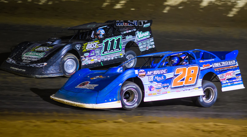 all dirt late models, autos, cars, vnex, world of outlaws late models take on the bristol bash