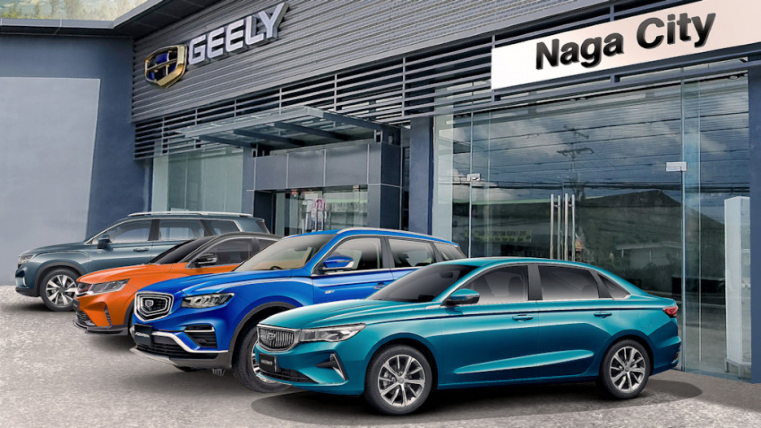 autos, cars, geely, dealerships, geely corporate, news, geely opens in naga city