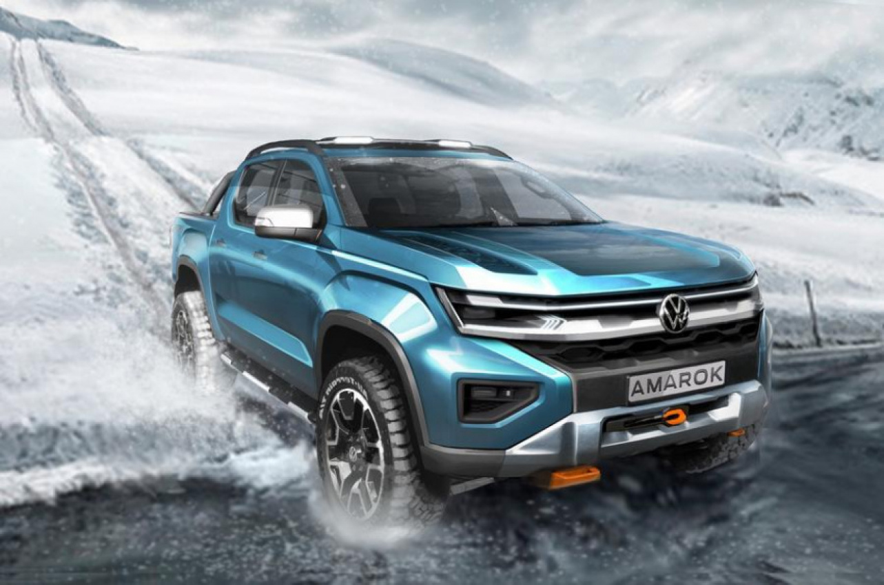 autos, cars, electric vehicle, volkswagen, car news, new cars, vnex, volkswagen amarok, volkswagen amarok: electric version tipped for launch by 2025