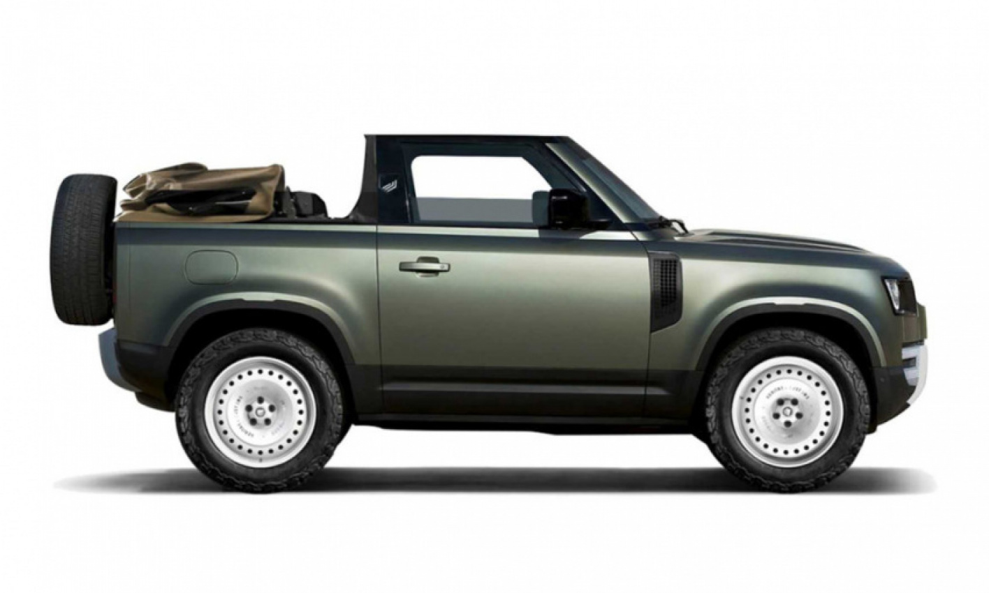 all news, autos, cars, coachbuilders, defender, defender 90, defender convertible, drop top defender, dutch, heritage customs, land rover, land rover defender 90, this drop-top defender is like an evoque convertible but utilitarian