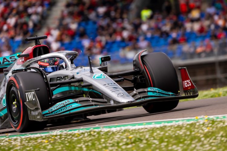 autos, formula 1, mercedes-benz, motorsport, imolagp, mercedes, russell, russell: tyre warm-up issues accentuating mercedes’ problems