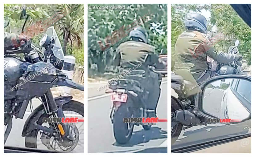 autos, cars, auto news, carandbike, himalayan 450, news, re himalayan 450, royal enfield himalayan 450, royal enfield himalayan 450 spotted on test; likely to be lighter & faster