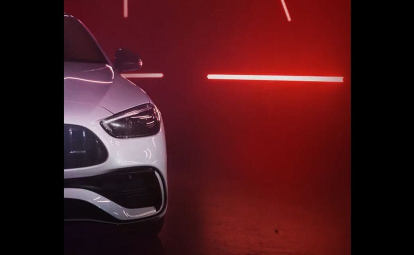 autos, cars, mercedes-benz, mg, auto news, carandbike, mercedes, mercedes c-class, mercedes-amg c-class, mercedes-amg c-class debut, news, mercedes-amg c-class teased ahead of debut