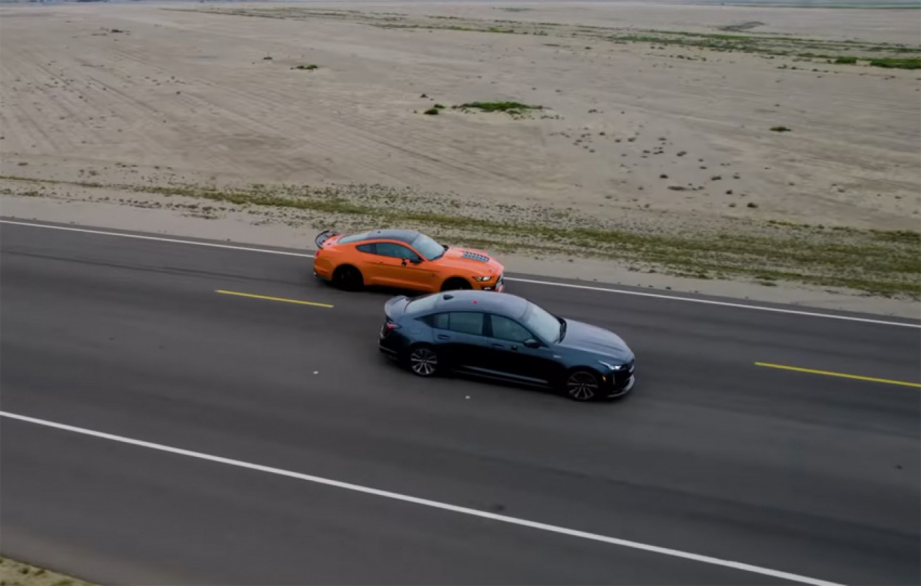 autos, cars, shelby, cadillac, gt500, mustang, vnex, shelby gt500 vs. ct5-v blackwing: showdown of the supercharged v8s