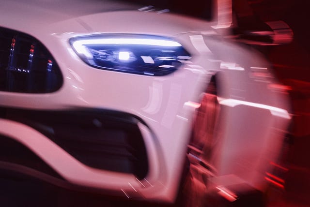 autos, cars, mercedes-benz, mg, news, mercedes, mercedes teases upcoming four-cylinder amg c-class