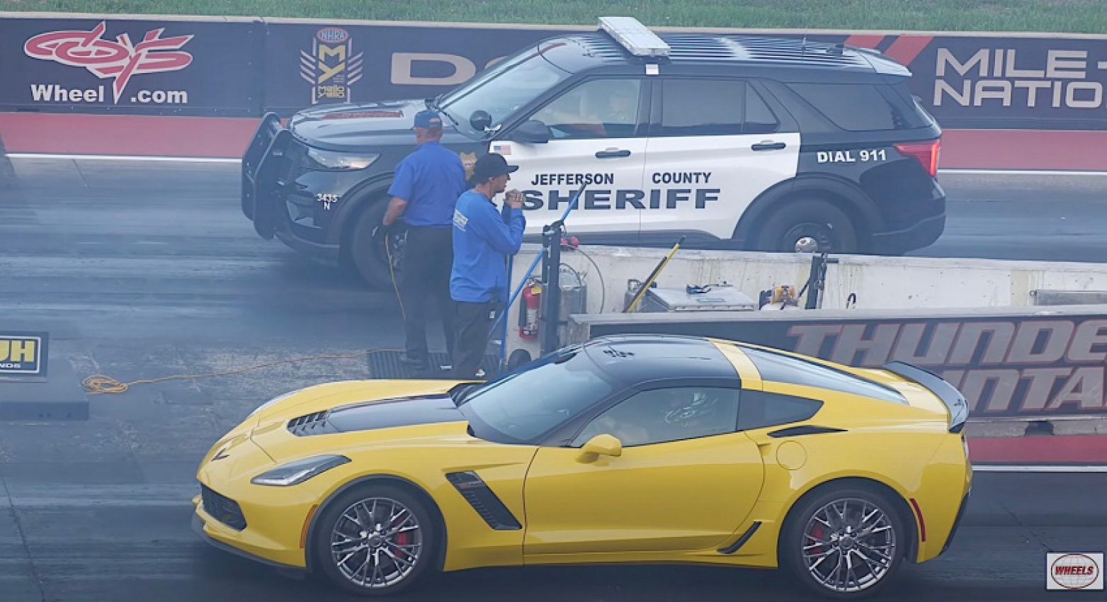 autos, cars, american, asian, celebrity, classic, client, europe, exotic, features, handpicked, luxury, modern classic, muscle, news, newsletter, off-road, sports, trucks, vnex, police explorer challenges corvette to a race