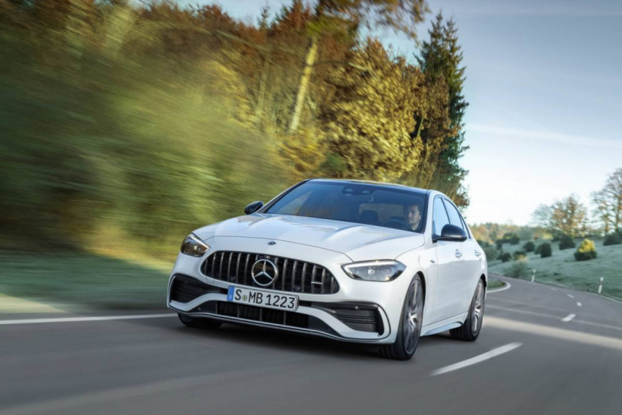 autos, cars, ford, mercedes-benz, mg, mercedes, 2023 mercedes-amg c43 brings f1 tech to the masses (who can afford a mercedes)