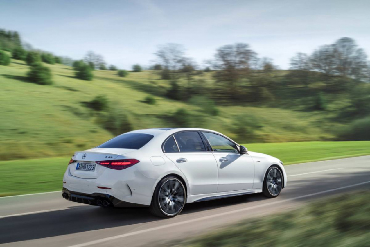 autos, cars, ford, mercedes-benz, mg, mercedes, 2023 mercedes-amg c43 brings f1 tech to the masses (who can afford a mercedes)