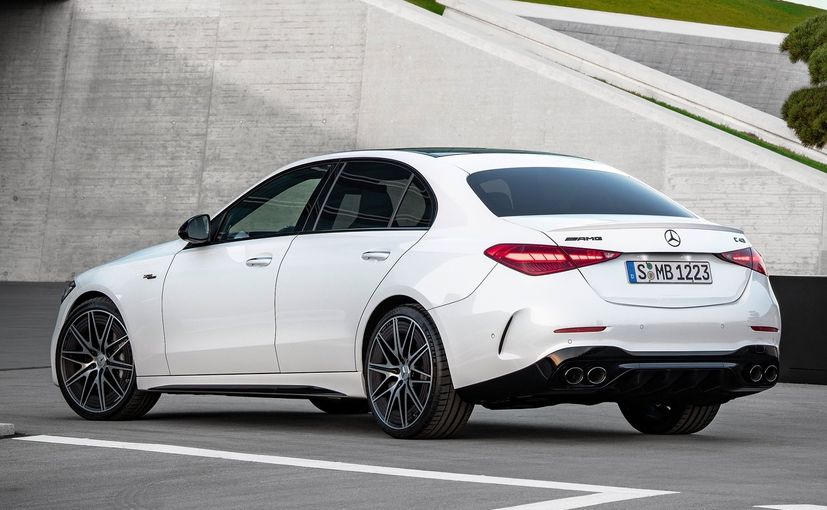 autos, cars, hp, mercedes-benz, mg, auto news, carandbike, mercedes, mercedes-amg, mercedes-amg c 43 debut, mercedes-amg c-class, news, new mercedes-amg c 43 debuts with 402 bhp turbocharged 2.0-litre engine