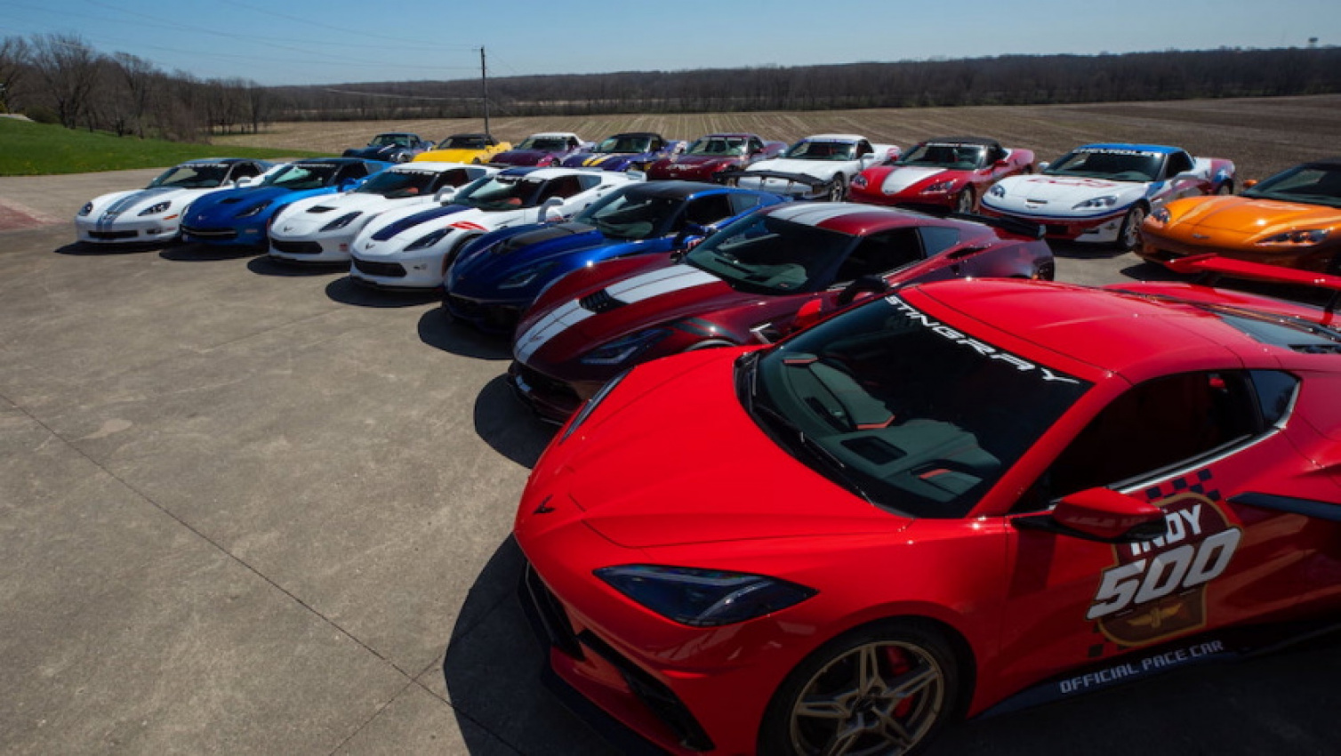 autos, cars, chevrolet, chevrolet corvette, corvette, corvette, massive 18-car corvette pace car collection headed to auction