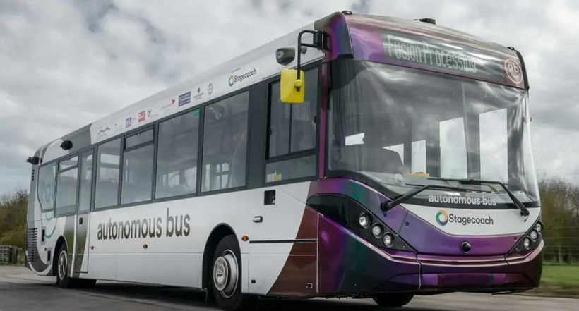 autos, cars, automotive industry, autonomous bus on road testing in scotland, car, cars, driven, driven nz, motoring, new zealand, news, nz, self driving cars, there&039;s full-sized, traffic, transport, there's a full-sized, autonomous bus on the road testing in scotland