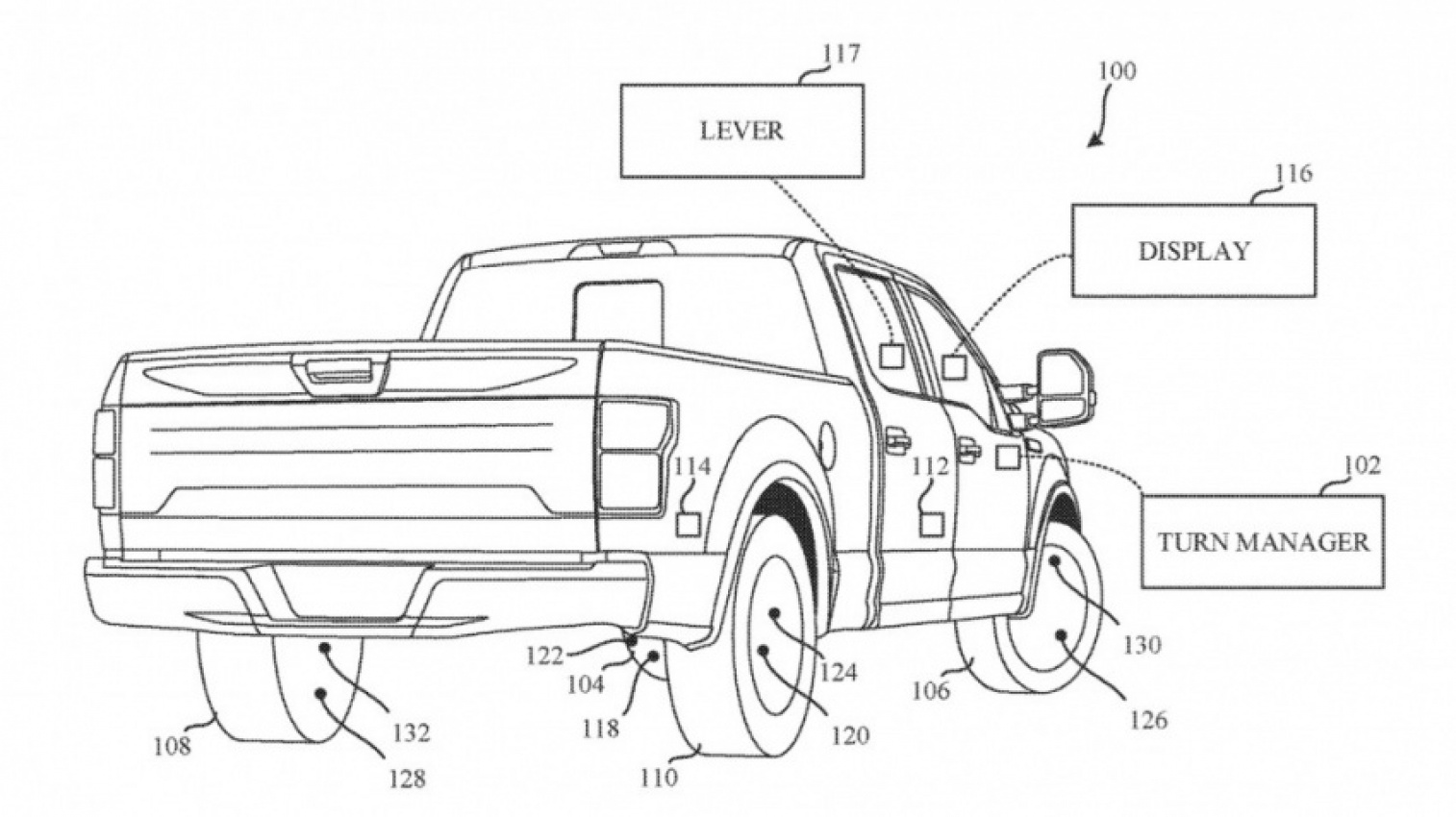 autos, cars, ford, car tech, electric cars, ford news, off-road, patent, pickup trucks, ford patents integrated sand ladders and tank turn