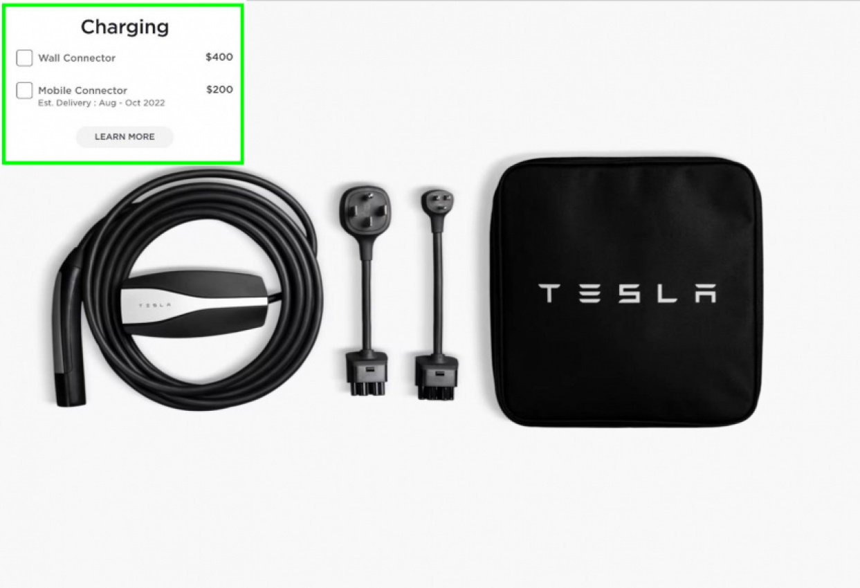 autos, cars, news, space, spacex, tesla, tesla mobile charger now available for purchase with vehicle orders