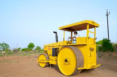 article, autos, cars, can a road roller get a puncture? this video has the answer