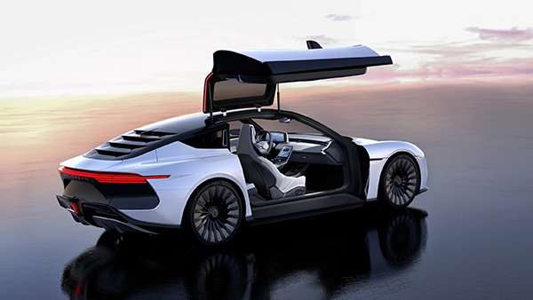 delorean alpha5 ev unveiled with over 483km range - flux capacitors not included