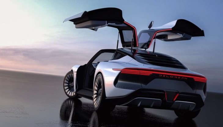 back to the future with delorean's new gullwing electric flagship