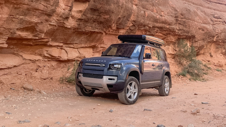 a rooftop tent just feels right on a land rover defender—so we tried one out