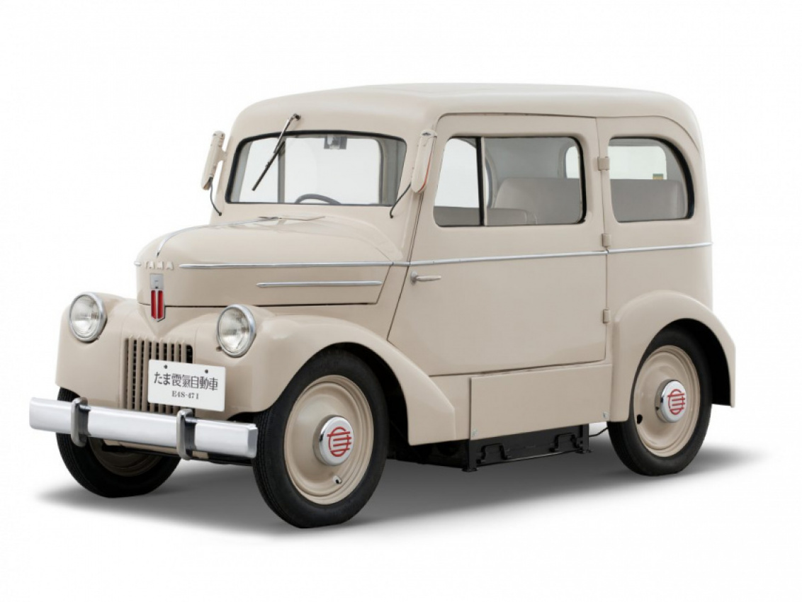 autos, cars, nissan, electric car, this 1947 electric car was the first nissan ev